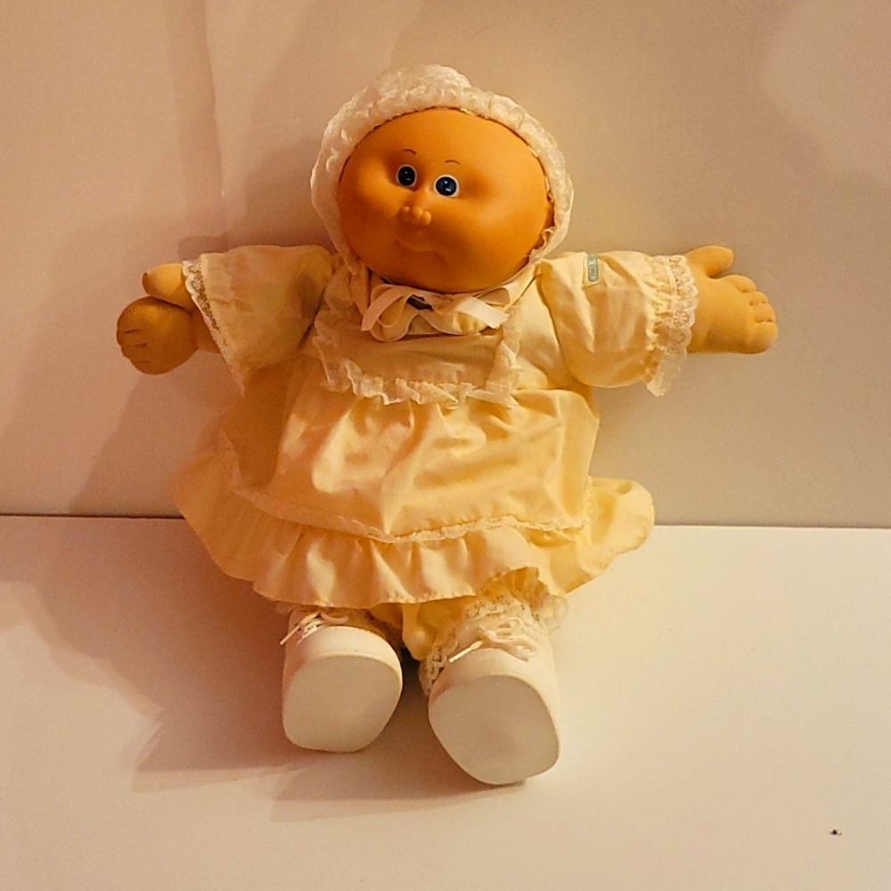 This is one of the original cabbage patch babies. Her name is Iona Daisy